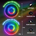thumbnail image 4 of Flying Disc HYES, paquete de 2, 14 modos de luz, recargable, 4 of 9