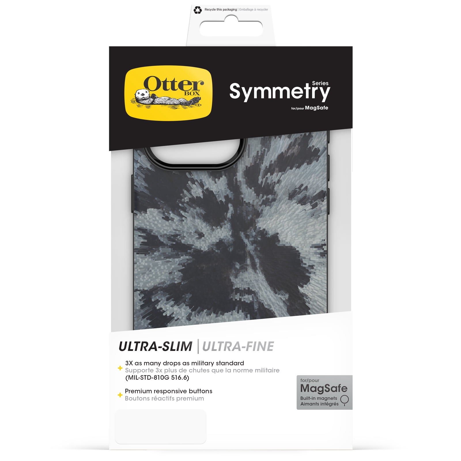 OtterBox Symmetry Series for MagSafe Case for iPhone 15 Pro Max - Burnout Sky