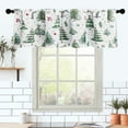 thumbnail image 2 of Beautynvta Christmas Forest Theme Short Kitchen Curtains, Sun-Blocking Partition Drapes, for Dining Room, Sink Windows, Small Space Holiday Decor, 39.4''x19.7'', 2 of 6