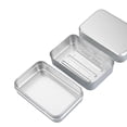 thumbnail image 4 of Jabonera de viaje de aluminio con tapa, jabonera ligera de metal, soporte para jabones para camping, gimnasio, viajes, hogar, baño, almacenamiento, 4 of 8