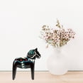 thumbnail image 3 of Oktoberfest Haus Wooden Black Swedish Horse Themed 2.75" inches Wood Figurine for Home Decor - Black, 3 of 5