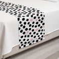 thumbnail image 2 of Polka Dots Bed Runner, Circular Eggs Like Spots or Blemishes on a Plain Background, Decorative Accent Bedding Scarf for Hotels Homes and Guestrooms, Twin, Charcoal Grey Blush, by Ambesonne, 2 of 2