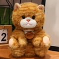 thumbnail image 1 of NAOJIE® Adorable Peluche de Chat Tabby - Détail Réaliste - Compagnon Chéri - Orange 14 Pouces, Peluche de Chat Tabby, Peluche de Chat, Peluches Mignonnes, 1 of 3