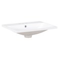 thumbnail image 5 of 24" Bathroom Vanity Top Only, White Basin, 3-Faucet Holes, 4" Faucet Available, Ceramic, 5 of 9