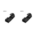 thumbnail image 3 of facefd 1/2/3/5 Cable Organizer Clips Home Office Tabletop ABS Wire Manager Cord Holder Wall Black 20pcs 2PCS, 3 of 6