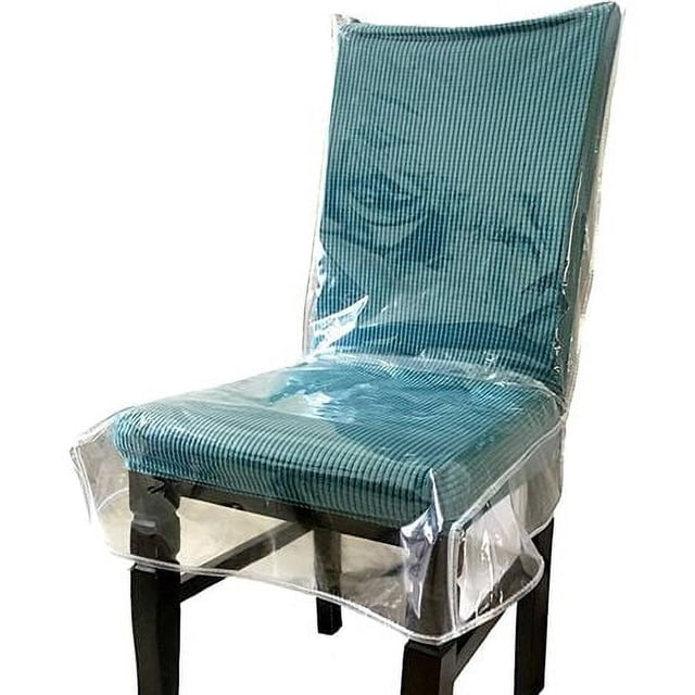 Cubierta de muebles al aire libre Pvc cubierta de asiento de silla transparente, cubierta de asiento protectora de cocina impermeable