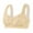 Beige, variant on felwors Bra for Older Women, Breathable Front Closure Daisy Bra, 2025 New Comfortable Front Close Button Bras No Underwire Beige, 42/95