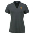 thumbnail image 2 of Women's Cutter & Buck Heather Black Tennessee Volunteers  Forge Heathered Stretch Blade Top, 2 of 3