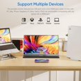 ARZOPA Portable Monitor, 15.6'' 1080P 60Hz FHD Laptop Monitor USB C