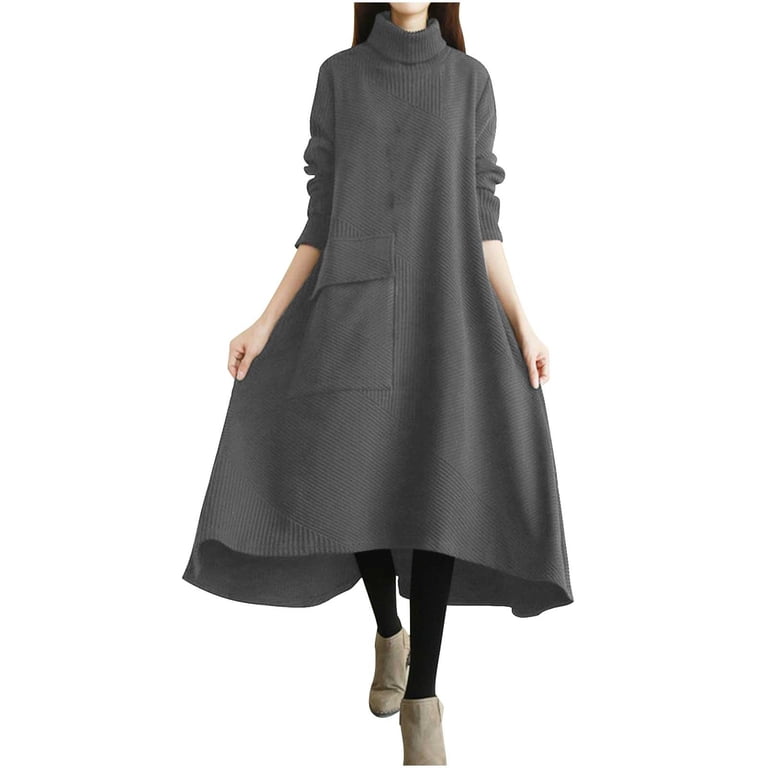 long sleeve asymmetric hem dress Long Sleeve Asymmetrical Hem Dress