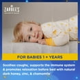 thumbnail image 6 of Zarbee's Baby Nighttime Cough Syrup + Immune, Honey Taste, 2 fl. oz, 6 of 17
