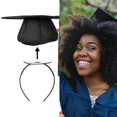 thumbnail image 2 of Plastic Grad Hat Hairband Stabilizer Anti Slip Accessory Comfortable Graduation Hat Holder For Commencement Ceremony round, 2 of 4