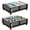 Black, variant on Bamboo Under Bed Storage Containers- Underbed Organizer with Wheels with Dust Bag,Sturdy Wood Rolling Under the Bed Shoe Storage Organizer Drawers