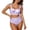 C860/Purple, variant on XIYON Womens Bikini Sets Tie Shoulder Bikini 2 Piece Striped Swimsuits High Waisted Bathing Beach Vacation 2026 Classic