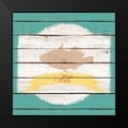 thumbnail image 2 of Ritter, Gina 12x12 Black Modern Framed Museum Art Print Titled - Fresh Market Teal I, 2 of 5