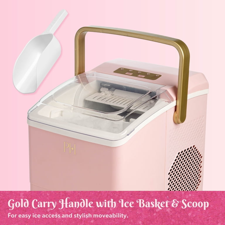 Paris Hilton Portable Countertop Ice Maker, 26 lbs/Day photo 3