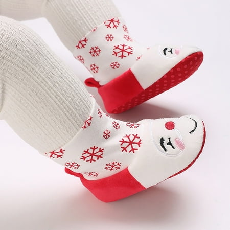 

Newborn Slippers Newborn Slippers Watermelon Red Winter Sneakers Soft Sole Christmas Boots Dirt Cheap 12