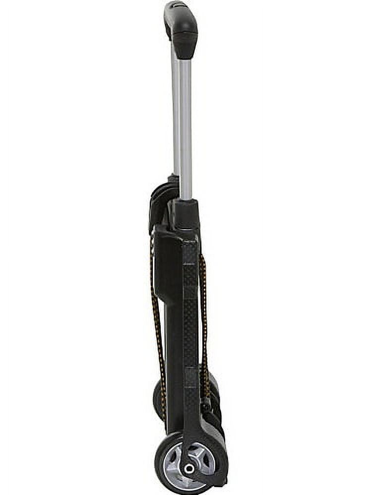 Samsonite Compact Folding Luggage Cart, 70 Lb. Capacity, 37"H x 10"W x  12"D, Black