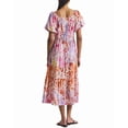 thumbnail image 2 of Derek Lam 10 Crosby womens  Laine Floral Printed Linen-Blend Maxi Dress, 2, Rose, 2 of 5