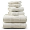 Cube 6 Piece Towel Set, Natural