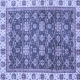 thumbnail image 1 of Ahgly Company Indoor Square Oriental Blue Traditional Area Rugs, 5' Square, 1 of 1