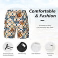thumbnail image 3 of Daiia Butterflies Wild Insect Mens Swim Trunks Swim Shorts Quick Dry Swim Shorts with Mesh Lining Pockets-Small, 3 of 9