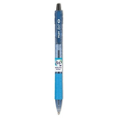B2p Bottle-2-Pen Recycled Ballpoint Pen, Retractable, Medium 1 Mm, Blue Ink, Translucent Blue Barrel, Dozen | Bundle of 5 Dozen