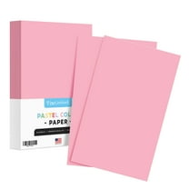 Pink Pastel Colored Menu Paper - 8.5" x 14" (Legal Size) - For Documents, Announcements, Menus Arts & Crafts | Bulk Pack of 100 Sheets