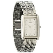 Men's Stainless Steel Rectangular Watch