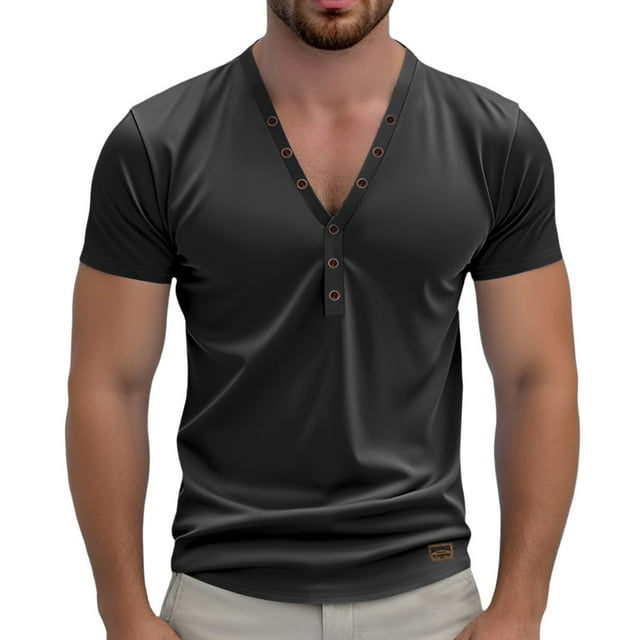 T-shirt Décontracté et Confortable à Manches Courtes pour Homme