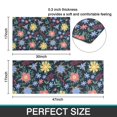 thumbnail image 7 of Pioneer Flower Floral Print Pattern Kitchen Rugs Sets Of 2,Anti Fatigue Kitchen Mat Rugs Non Slip Washable,Decorative Kitchen Floor Mats for Kitchen,Sink,Laundry,17"x30"+17"x47", 7 of 7