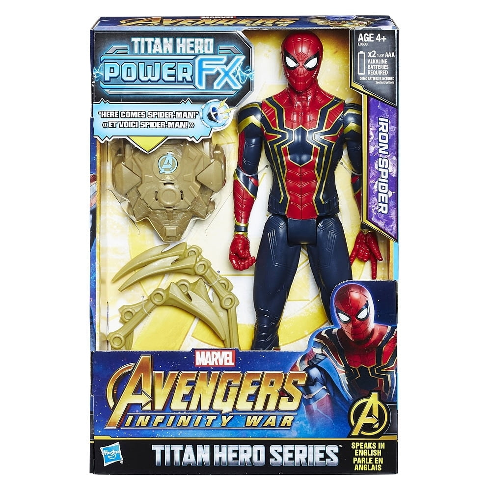 iron spider action figure walmart
