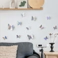 thumbnail image 4 of Fiudx Pegatinas de Pared 3D con Destellos, Diseños Dorados, Azules y Plateados, Decoración Mágica para Habitaciones, Fácil de Despegar y Pegar, Ideal para Bodas o Fiestas, Juego de 12 Piezas, Varios, 4 of 7