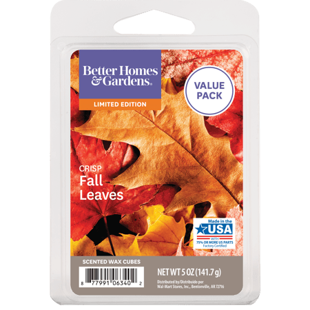 Better Homes Gardens 5 Oz Crisp Fall Leaves Scented Wax Melts