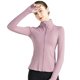 thumbnail image 5 of Chaqueta de yoga deportiva con cuello alto y cremallera para entrenamiento de fitness, manga larga, ajustada, primavera y otoño, 5 of 5
