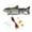 J, variant on Electric Fishing Lure with Hooks USB Rechargeable LED Luminous Swimbait Robotic Artificial Bait Fishing Accessories