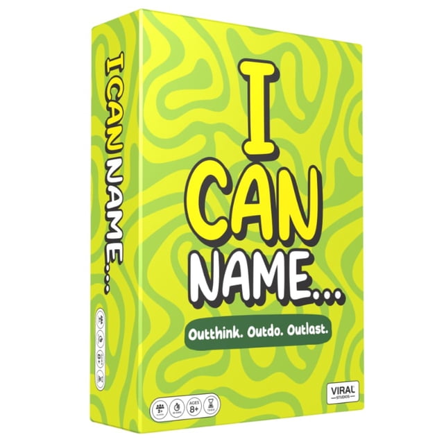 Juego de cartas para fiestas Viral Studios I Can Name 325 cartas, 8+ años