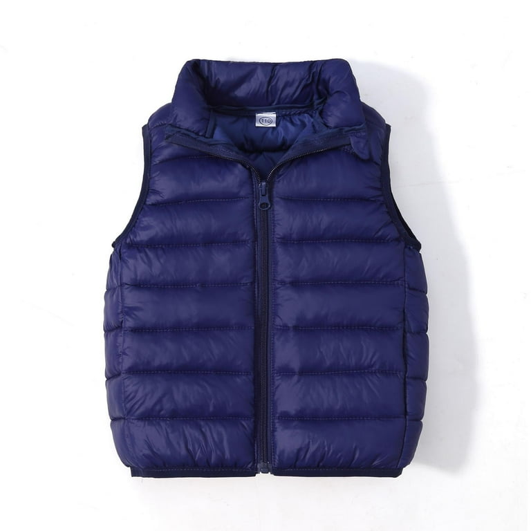 Sleeveless quilted jacket Boys Navy Sleeveless quilted jacket Boys Navy