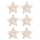 thumbnail image 1 of Estrellas de ratán naturales para manualidades DIY, 6 uds., para decoración navideña, fiesta de boda (blanco), 1 of 5