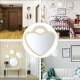 1pc Children Room Acrylic Mirror Wall Stickers Heart Shape Mirror Wall