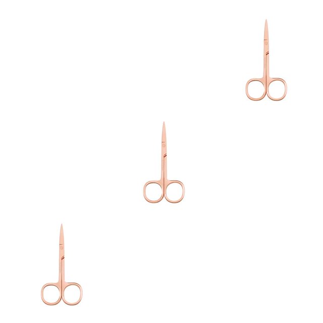 Seitruly Tijeras para cejas, tijeras para el pelo de la nariz de acero inoxidable, herramientas para la forma de las cejas, pequeña herramienta Type1 NO1