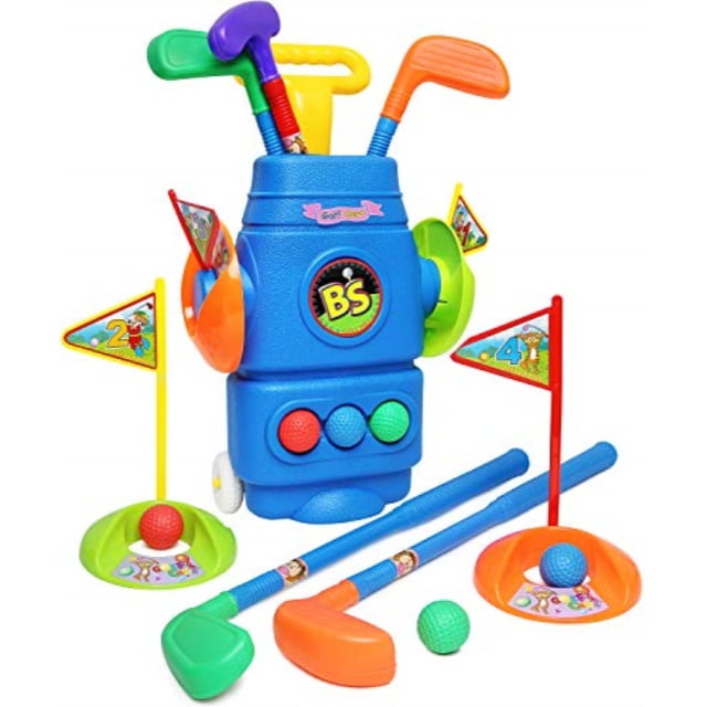 kiddie play kids golf clubs set toy for toddlers age 2 3 4 ...