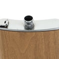thumbnail image 6 of Stainless Steel Hip Leather Cup Bottle with Screw Cap, Birthday, 6 of 7