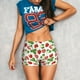 thumbnail image 3 of Fotbe Strawberry Shorts Sin Costuras – Shorts Deportivos de Cintura Alta para Mujer, Elásticos para Gimnasio, Yoga, Running o Ciclismo-Small, 3 of 8