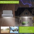 thumbnail image 3 of Solar Wall Lights, iMounTEK  16 LED Stair Lamps with Motion Sensor, Wireless Garden Night Lights, IP65 Waterproof for Garage Garden Deck Front Door, 3 of 7