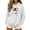 W145-NSLGXD White Sweatshirt Women, variant on NSLGXD Halloween Sweatshirts for Women Plus Size Ghost Print Pullover Hoodies Stretch Holiday Long Sleeve Shirt Tops Halloween Costumes S-2XL