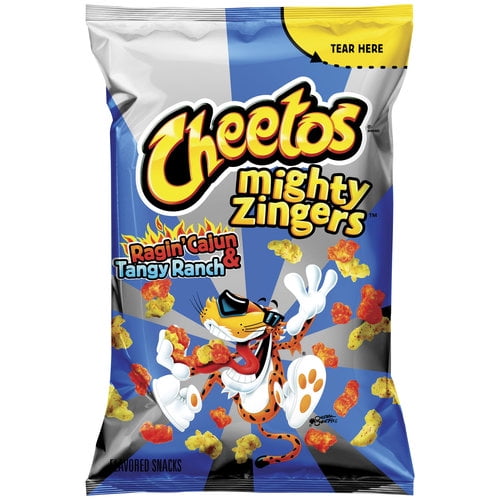Cheetos Mighty Zingers Flavored Snacks, 9.5 Oz.