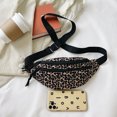 thumbnail image 3 of Bolsa de cintura de pecho de gran capacidad Vintage para mujer, informales con estampado de leopardo Ndcxsfigh Para Estrenar, 3 of 9