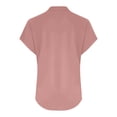 thumbnail image 5 of T-Shirts Femmes Lot Mode Décontractée Col en V Manches Courtes Haut T-Shirt - Hontri, 5 of 5