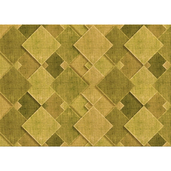 Ahgly Company Machine Washable Indoor Rectangle Transitional Dark Bisque Brown Area Rugs, 2' x 3'
